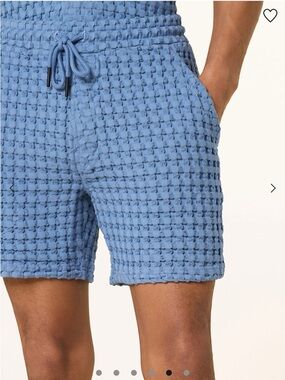 OAS coronet Porto waffle shorts